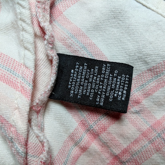 Sanctuary button down plaid shirt super soft - Picture 4 of 7